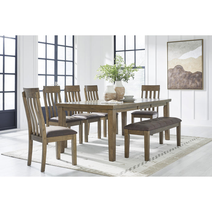 Signature Design by Ashley Urbinforte PCD592-00 Large Upholstered Dining Room Bench IMAGE 4