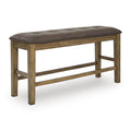 Signature Design by Ashley Urbinforte PCD592-09 Double Counter Upholstered Bench IMAGE 1