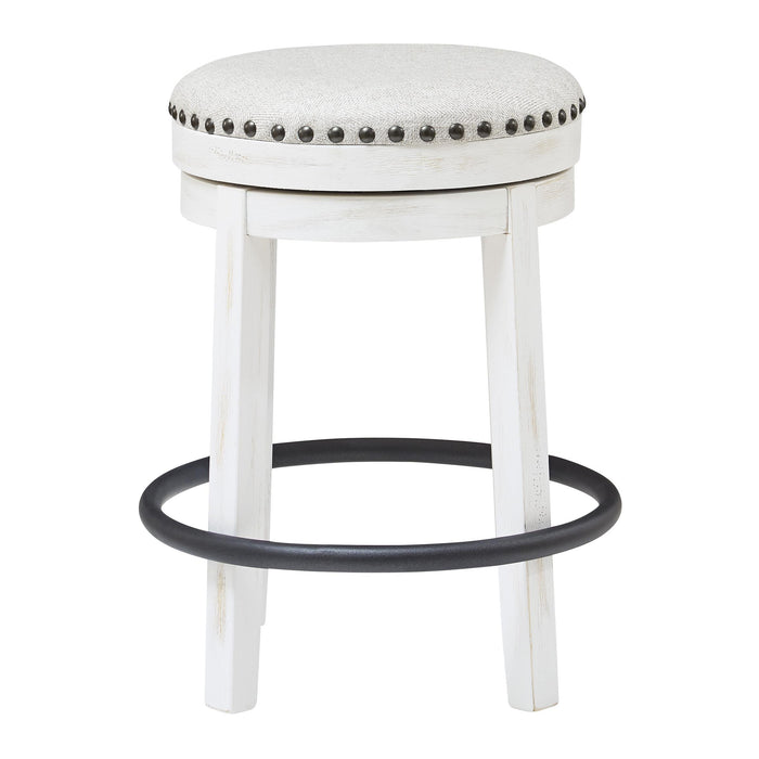 Signature Design by Ashley Valebeck D546-324 Upholstered Swivel Stool IMAGE 2