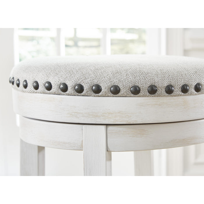 Signature Design by Ashley Valebeck D546-324 Upholstered Swivel Stool IMAGE 4