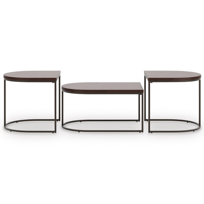 Signature Design by Ashley Vanmore T199-13 Occasional Table Set IMAGE 2