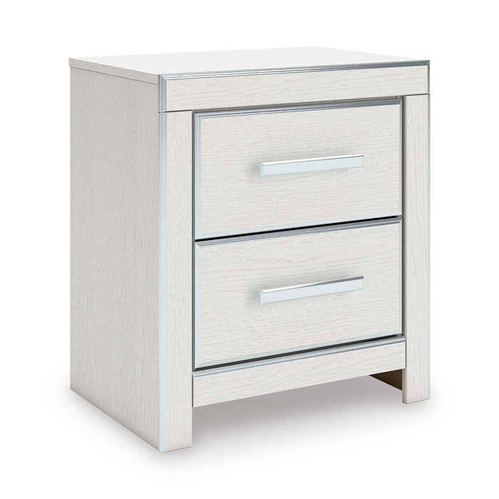 Signature Design by Ashley Zuraleus PCB3381-92 Two Drawer Night Stand IMAGE 1