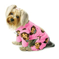 Silly Monkey Fleece Turtleneck Pajamas - Pink - Posh Puppy Boutique