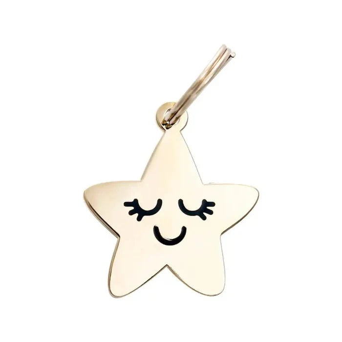 Smiling Star Pet ID Tag - Posh Puppy Boutique