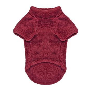 Soft Plush Pullover in Burgundy - Posh Puppy Boutique
