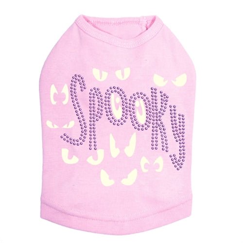 Spooky Glow in the Dark Eyes Dog Tank in Many Colors - Posh Puppy Boutique