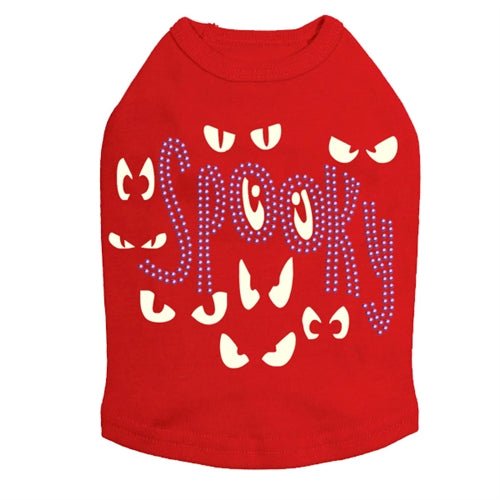 Spooky Glow in the Dark Eyes Dog Tank in Many Colors - Posh Puppy Boutique