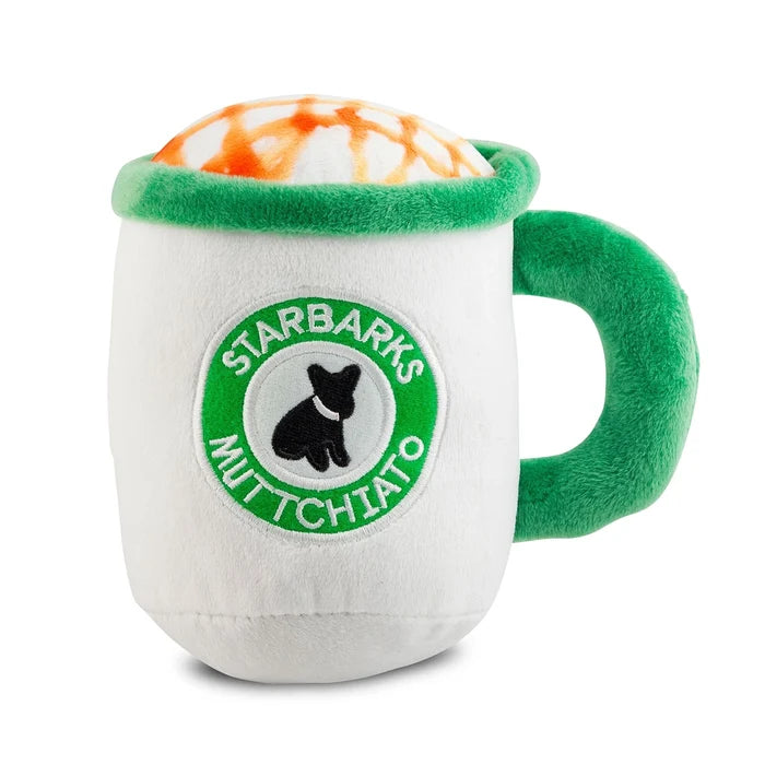 Starbarks Muttchiato - Coffee Cup Plush Dog Toy