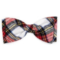 Stewart Tartan Red Bow Tie - Posh Puppy Boutique