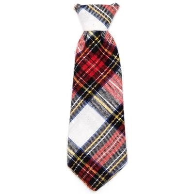 Stewart Tartan Red Neck Tie - Posh Puppy Boutique