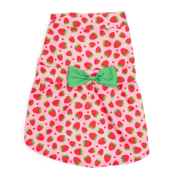 Strawberries Dress - Posh Puppy Boutique
