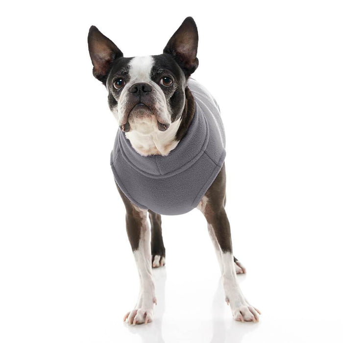Stretch Fleece Vest For Small and Big Dogs in Gray