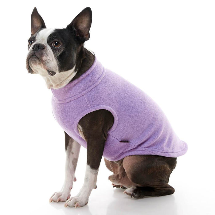 Stretch Fleece Vest For Small and Big Dogs in Lavender