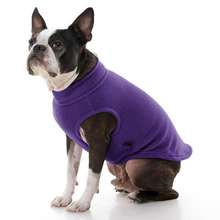 Stretch Fleece Vest For Small and Big Dogs in Violet