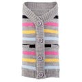 Stripe Pink Cardigan - Posh Puppy Boutique