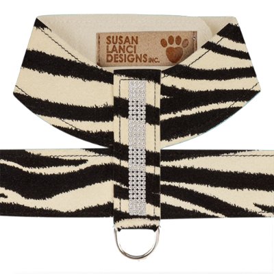 Susan Lanci 4 Row Giltmore Tinkie Harness - Jungle Print Collection - Posh Puppy Boutique