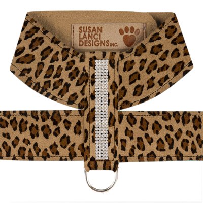 Susan Lanci 4 Row Giltmore Tinkie Harness - Jungle Print Collection - Posh Puppy Boutique