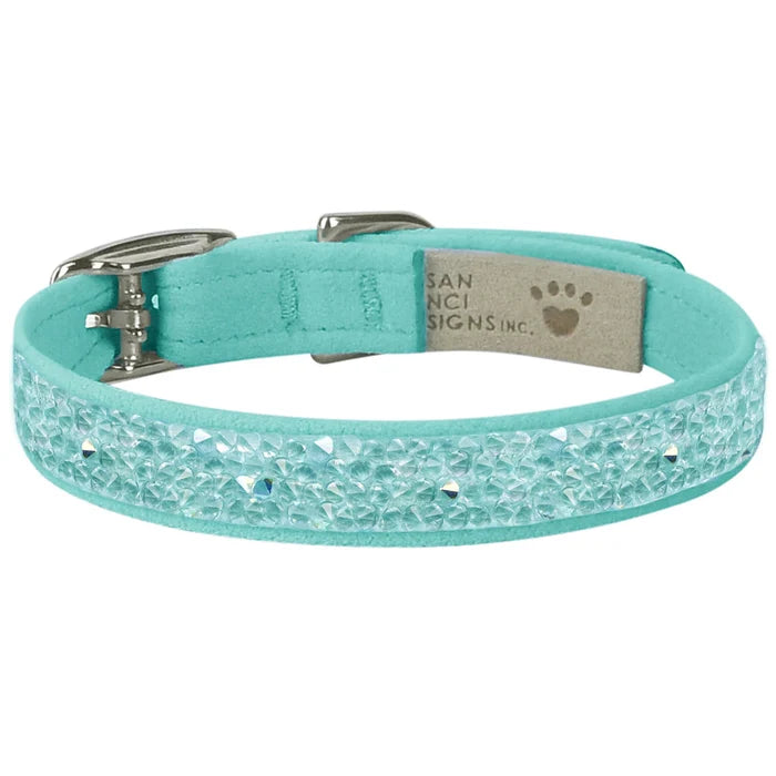 Susan Lanci AB Crystal Puparoxy Collar in Many Colors - Posh Puppy Boutique