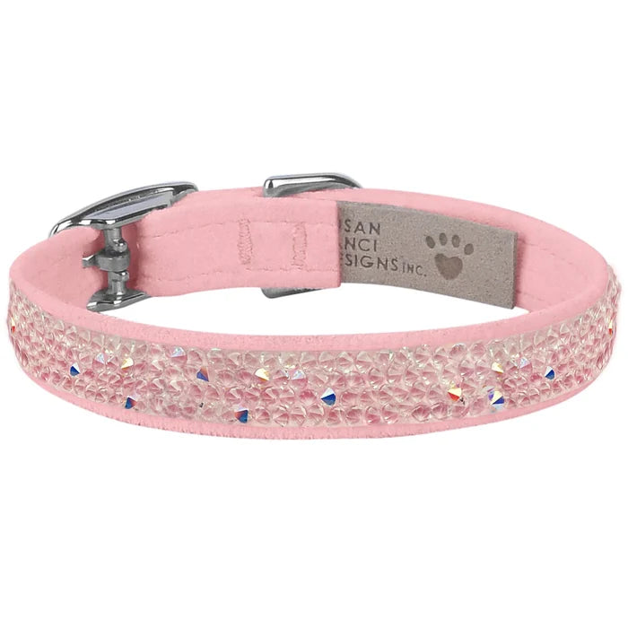 Susan Lanci AB Crystal Puparoxy Collar in Many Colors - Posh Puppy Boutique
