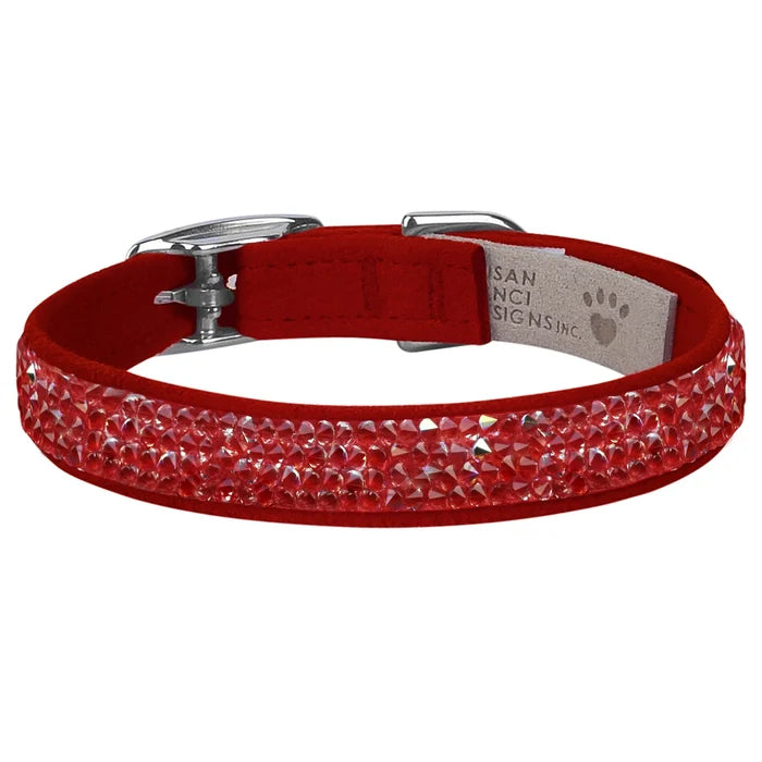 Susan Lanci AB Crystal Puparoxy Collar in Many Colors - Posh Puppy Boutique