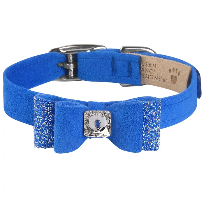 Susan Lanci AB Crystal Stellar Big Bow Collar in Many Colors