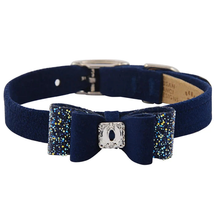 Susan Lanci AB Crystal Stellar Big Bow Collar in Many Colors