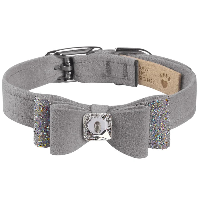 Susan Lanci AB Crystal Stellar Big Bow Collar in Many Colors