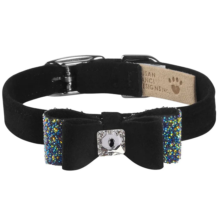 Susan Lanci AB Crystal Stellar Big Bow Collar in Many Colors