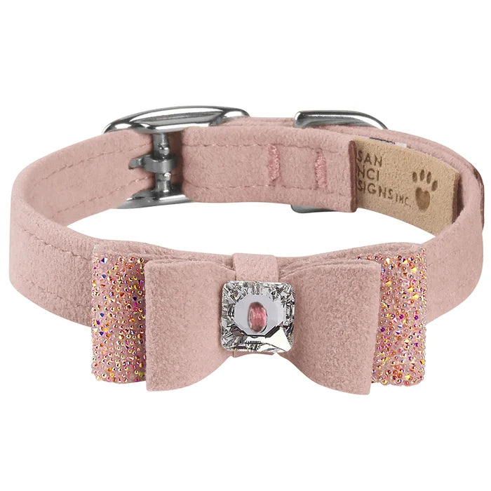 Susan Lanci AB Crystal Stellar Big Bow Collar in Many Colors