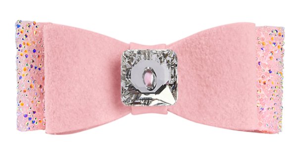 Susan Lanci AB Crystal Stellar Hair Bow in Many Colors - Posh Puppy Boutique