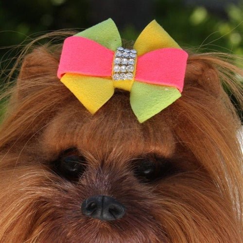Susan Lanci Angela Hair Bow - Posh Puppy Boutique