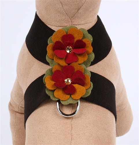 Susan Lanci Autumn Flowers Tinkie Harness - Posh Puppy Boutique