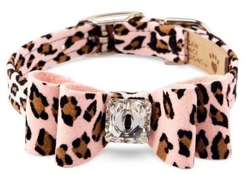 Susan Lanci Big Bow Collar - Jungle Print Collection - Posh Puppy Boutique