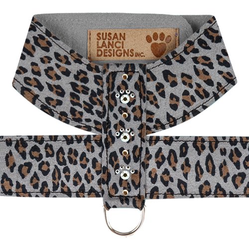 Susan Lanci Crystal Paw Tinkie Harness - Jungle Print Collection - Posh Puppy Boutique