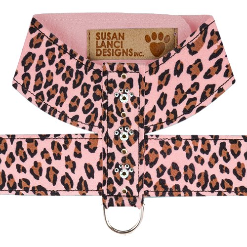 Susan Lanci Crystal Paw Tinkie Harness - Jungle Print Collection - Posh Puppy Boutique