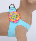 Susan Lanci Fantasy Flower Collection Step - In Harness - Tiffi Blue - Posh Puppy Boutique
