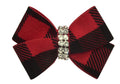 Susan Lanci Gingham Nouveau Bow in 2 Colors - Posh Puppy Boutique