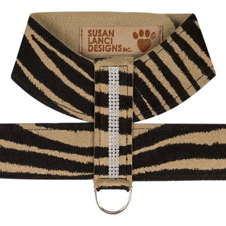 Susan Lanci Jungle Print Collection 3 Row Giltmore Tinkie Harness - Posh Puppy Boutique