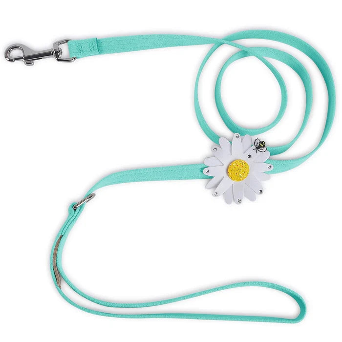 Susan Lanci Large Daisy with AB Crystal Stellar Center Step In Harness in Many Colors - Posh Puppy Boutique