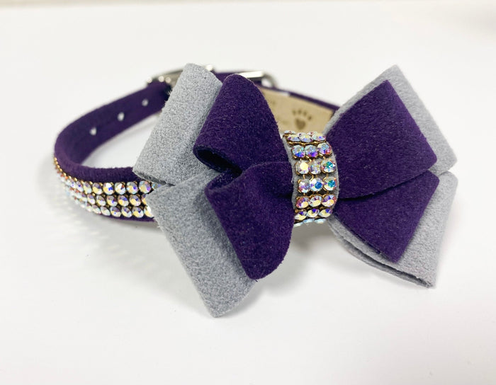 Susan Lanci Mystical Moon Aurora Crystal Collar - Posh Puppy Boutique