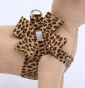 Susan Lanci Nouveau Bow Step in Harness - Jungle Print Collection - Posh Puppy Boutique
