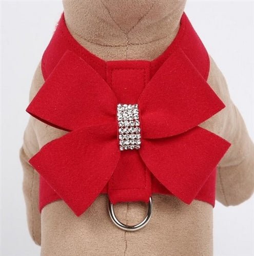 Susan Lanci Nouveau Bow Tinkie Harnesses in Many Colors - Posh Puppy Boutique