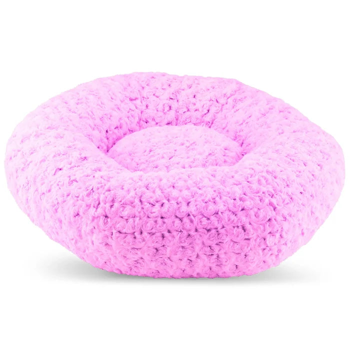 Susan Lanci Perfect Pink Curly Sue Bed - Posh Puppy Boutique