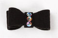 Susan Lanci Plain Collection Crystal Hair Bows - Many Colors - Posh Puppy Boutique