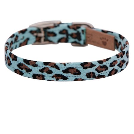 Susan Lanci Plain Jungle Print Collection 1/2" Ultrasuede Collar - Posh Puppy Boutique