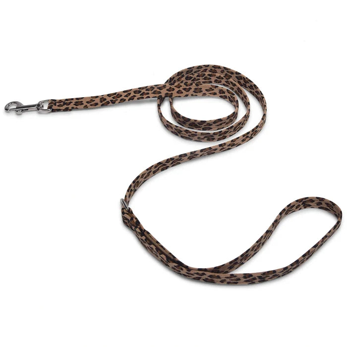 Susan Lanci Plain Ultrasuede Dog Leash in Many Colors