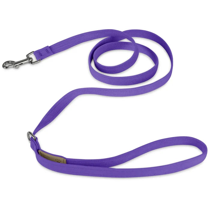 Susan Lanci Plain Ultrasuede Dog Leash in Many Colors