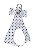Susan Lanci Polka Dot Big Bow Step In Harness - Posh Puppy Boutique