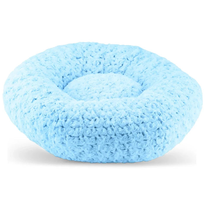Susan Lanci Puppy Blue Curly Sue Bed - Posh Puppy Boutique