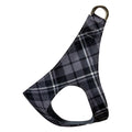 Susan Lanci Scotty Step In Harness Charcoal Plaid - Posh Puppy Boutique